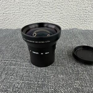 Canon Wide Converter Lens OS Black WC-DC58A 0.75x 58mm PowerShot S5 IS